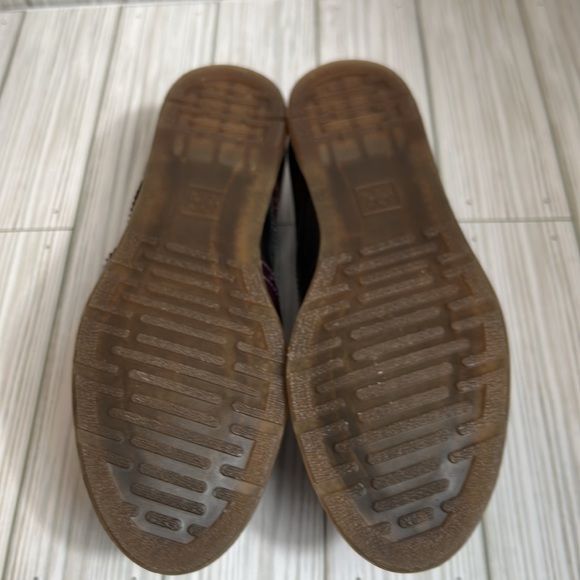 Dr Martens Women’s Polina Patent Leather Wingtip Red/Purple Lace Up Oxford Sz 6 - Picture 6 of 9